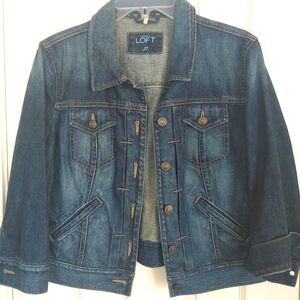 SZ 10 Loft by Ann Taylor Denim Jacket